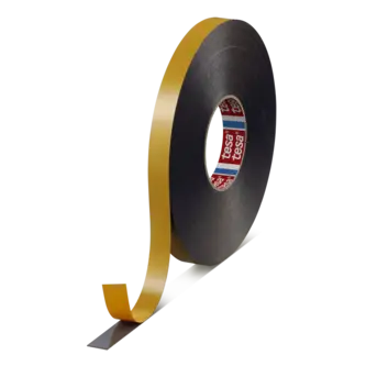tesa Putzband quergerillt, 33 m x 30 mm, gelb, 130µm