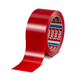 tesa 60428, PVC, 66m x 1200mm, rot, 60µm